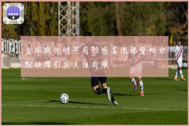 吉布斯怀特早有预感落选福登帕尔默缺席引发关注有限